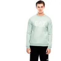 Emporio Armani für Herren. 7M002278_AF22266 Core Identity grünes Sweatshirt (XL), Lässig, Baumwolle, Kurzarm