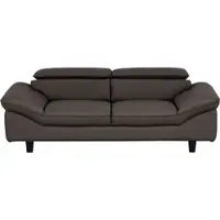 Home affaire 2-Sitzer "Pilot", braun (cacao), B:202cm T:108cm, Sofas, 2-Sitzer, Big-Sofa mit Kopfteilverstellung