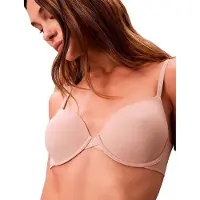 Calvin Klein Bügel-BH "LL FULL COVERAGE", Damen, Gr. 85, Cup DD, beige (cedar), Obermaterial: 79% Polyamid, 21% Elasthan, UNDERWEAR, unifarben, Basic, körpernah, BHs Bügel-BH, mit Logo an den Riemen