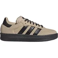 Adidas Sneaker ORIGINALS "SAMBA XLG", Mädchen, Gr. 43, beige (stone khaki, core schwarz, utility schwarz), Leder, Synthetik, Schuhe Sneaker
