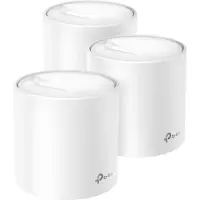 TP-LINK AX1800 Mesh Wi-Fi 6 System für das ganze Haus, 3er Pack, Weiß, Intern, Mesh-System, Leistung, FCC: