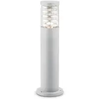 Ideal Lux Moderne Stehlampe für draußen Aluminium Weiß 1 Licht E27 H40Cm