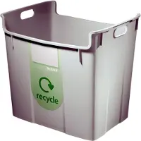 Leitz Wertstoffsammelbehälter, 40 l, grau