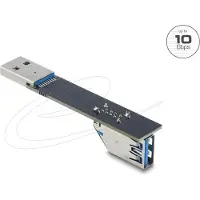 DeLOCK 67422, Type-A, Type-A, Schwarz