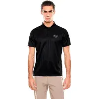 EA7 für Herren. 7M001287_AF22277 Polo Golf Pro schwarz (M), Lässig, Sportlich, Tennis/Padel, Polyester, Kurzarm