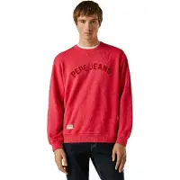 Pepe Jeans für Herren. PM5800146 Gio Crew Sweatshirt rot (M), Lässig, Baumwolle
