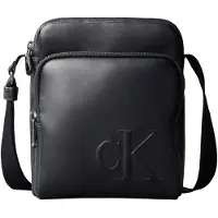 Calvin Klein Umhängetasche Bold Ck Pocket Reporter LV04D3368G Schwarz