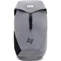 EA7 Unisex. 7X000295_AF23187 Rucksack mit Seitentaschen grau (OSFA), Lässig, Polyester