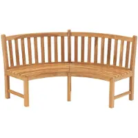 Lesli Living Teak Gartenbank Round