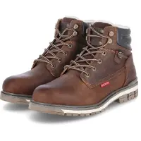 Dockers Schnürboots Herren Leder Braun Größe: 47