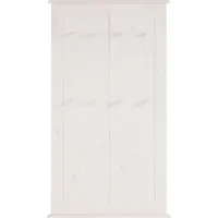 Otto Home Garderobenpaneel "Indra", weiß, Massivholz, Garderobenpaneele, Garderobenpaneel, aus massiver Kiefer, FSC, 8 Haken, dezentes Ornament