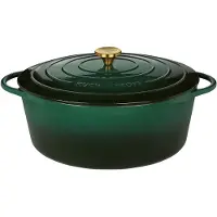 Küchenprofi Bratentopf oval Provence | 35cm Racing Green : 35cm Racing Green Ausführung: 35cm Racing Green