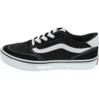 Vans Brooklyn Ls Suede/Canvas Black/White Größe EU 37