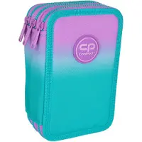 CoolPack - JUMPER 3 - Dreifach-Federmäppchen mit Zubehör - GRADIENT BLUEBERRY