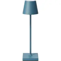Sigor LED-Akkutischlampe Nuindie pocket, blau, IP54, dimmbar