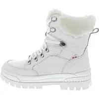 Rieker Evolution Damen Schnürboots Winterstiefeletten Weiß wasserfest Größe: 42