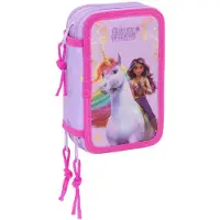 Unicorn Academy - Mäppchen Federmappe, 37 Teile, 3-fach gefüllt
