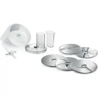 Bosch MUZ5VL1 VeggieLove Set Durchlaufschnitzler inkl. 5 Scheiben für MUM5