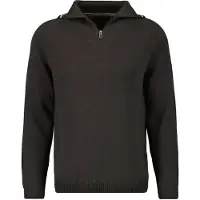 Ragman Troyer , Herren, Gr. 54, braun, Strick, 100% Baumwolle, Pullover Troyer