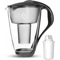 Dafi Filterkanne Crystal Led 2 l mit Classic-Einsatz BPA-frei 678-l-USJ 2.623 kg