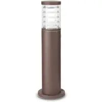 Ideal Lux Moderne Stehlampe für draußen Aluminium Kaffee 1 Licht E27 H40Cm
