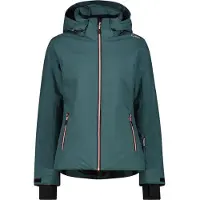 CMP Woman Ski Jacket FIX Hood trek green (F520) 50
