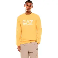 Emporio Armani für Herren. 7M002278_AF22266 Core Identity Sweatshirt in Gold (XXL), Lässig, Grün, Baumwolle, Kurzarm
