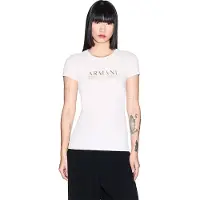 Armani Exchange für Damen. XW001837AF16294U4104 Slim Fit T-Shirt rosa (L), Lässig, Baumwolle, Kurzarm