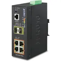 Planet IGS-5225-4P2S, Managed, L2+, Gigabit Ethernet (10/100/1000), Vollduplex, Power over Ethernet (PoE), Wandmontage