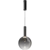 Maytoni Pendelleuchte Nebula – LED Hängeleuchte Schwarz Glas 6W