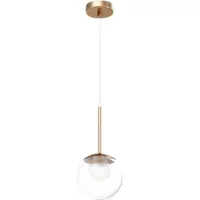 Maytoni Pendelleuchte Gold Glas - Hängeleuchte Modern Esszimmer