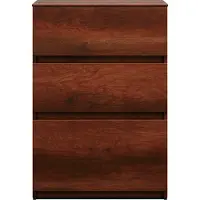 Burgbad Lin20 Unterschrank, 3 Auszüge, 600x357x870mm, USIX060F5359, Farbe: Eiche Dekor Rost