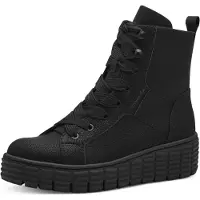Tamaris Damen Schnürboot Stiefelette Schnürung Profilsohle 1-25226-43, Größe:38 EU, Farbe:Schwarz