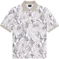 Armani Exchange für Herren. XM002355AF10366F1146 Polo Classic beige (S), Lässig, Baumwolle, Kurzarm