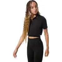 Super.natural W Crop Polo jet black (872) XL