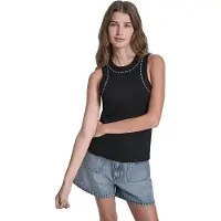 DKNY Dome Studs ärmelloses T-shirt