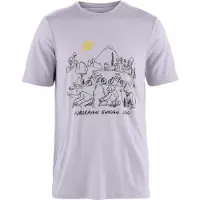 Fjällräven Hoja Lugnt Wool T-shirt M lavender mist (452) M