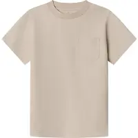 Hackett für Jungen. HK5000028 Interlock Tee beige (Y13), Lässig, Baumwolle, Kurzarm, Kinderbekleidung