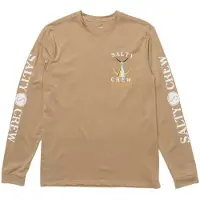 Salty Crew Tailed Long Sleeve Tech Tee Rashguard khaki (KHA) XXL
