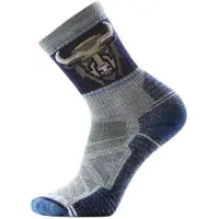 Smartwool - Hike Light Cushion Bison Crew - Wandersocken Gr 38-41 grau/blau