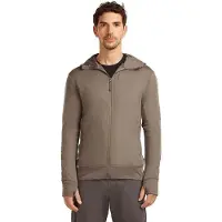 Icebreaker - Merino 260 Quantum IV L/S Zip Hoodie - Merinohoodie Gr XL grau