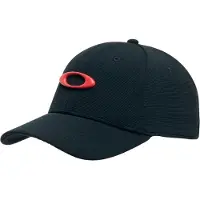 Oakley Apparel Tincan Cap pitch black/flame red (04C) S/M