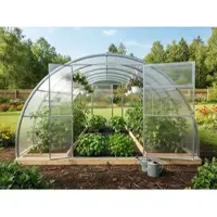 Garten Dream Gewächshaus „Sofia“ 3,5 x 8 m mit 6 mm Polycarbonat. Türen an jedem Ende.