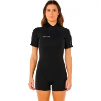 Rip Curl Trad 2/2 Mm Spring Fl Damen-kurzarm-shorty Mit Rückenreißverschluss
