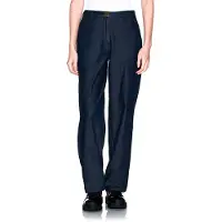 Armani Exchange für Damen. XW002257AF21337MB001 Hose aus marineblauem Chambray-Stoff (M), Lässig, Baumwolle