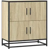 Syfax Sideboard Sonoma-Eiche 68x35x76 cm Holzwerkstoff