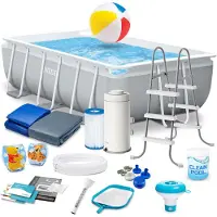 Intex Prism Frame Gartenpool 300 x 175 x 80 cm 18-in-1 26784