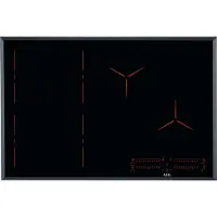 AEG IPE84571FB, Schwarz, Integriert, 80 cm, Zonen-Induktionskochfeld, Keramik, 4 Zone(n)