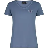 CMP - Women's T-Shirt V-Neck - Funktionsshirt Gr 34 grau/blau