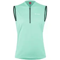 Löffler Women Bike Sleeveless Shirt Half Zip Plain clearwater (304) 38